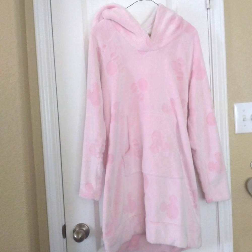 Disney Pink Minnie Mouse Lounger Robe Size Small